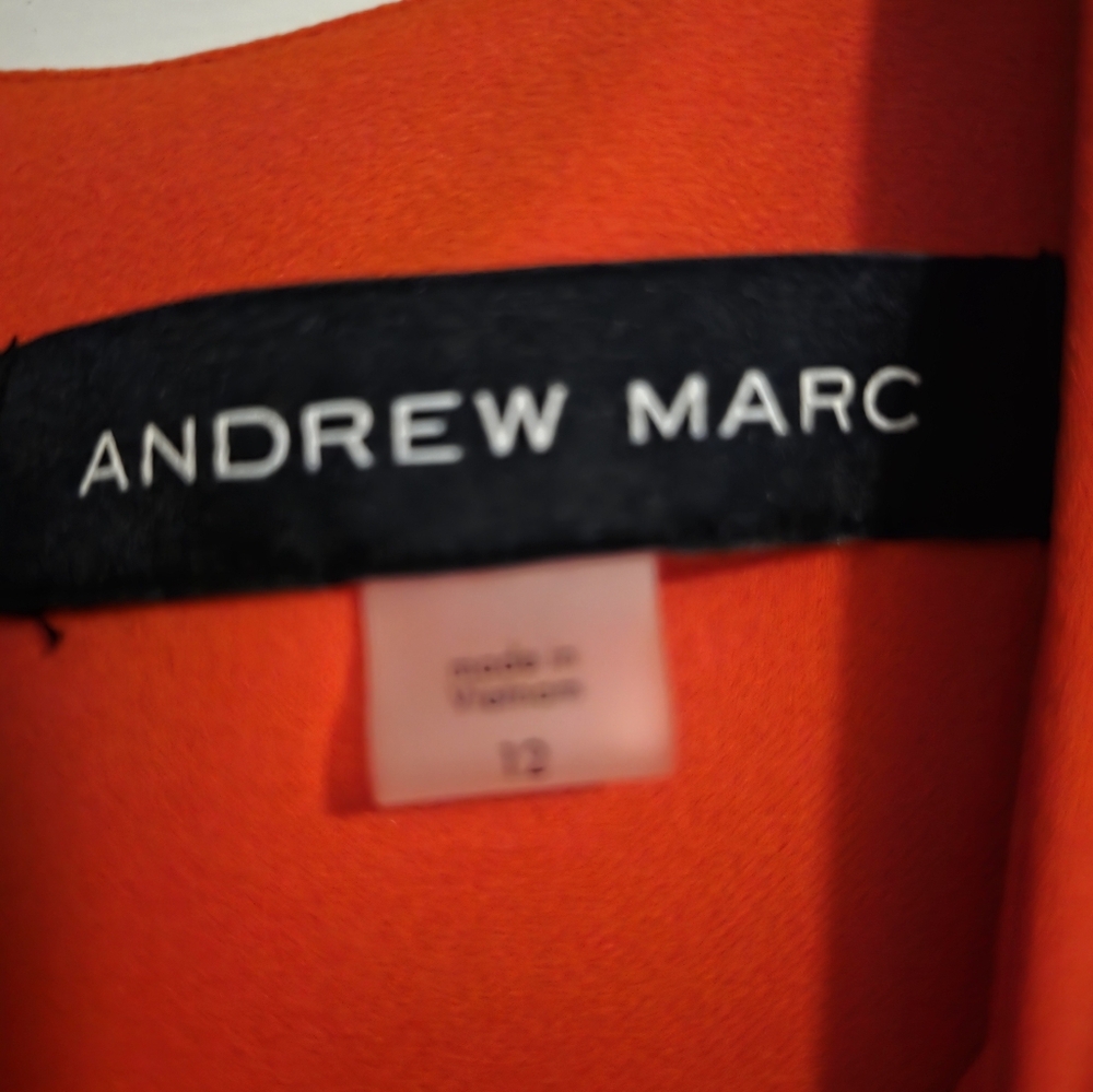 Andrew Marc Vibrant Orange Garment - Picture 3 of 3